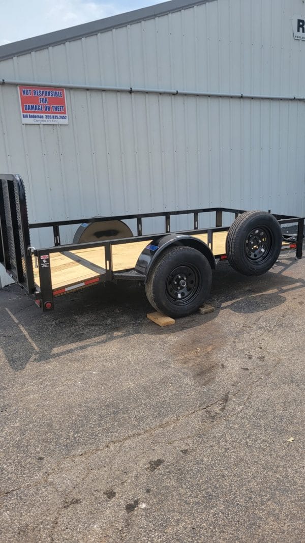 5X10 REAR 4FT GATE, SPARE TIRE OPTION